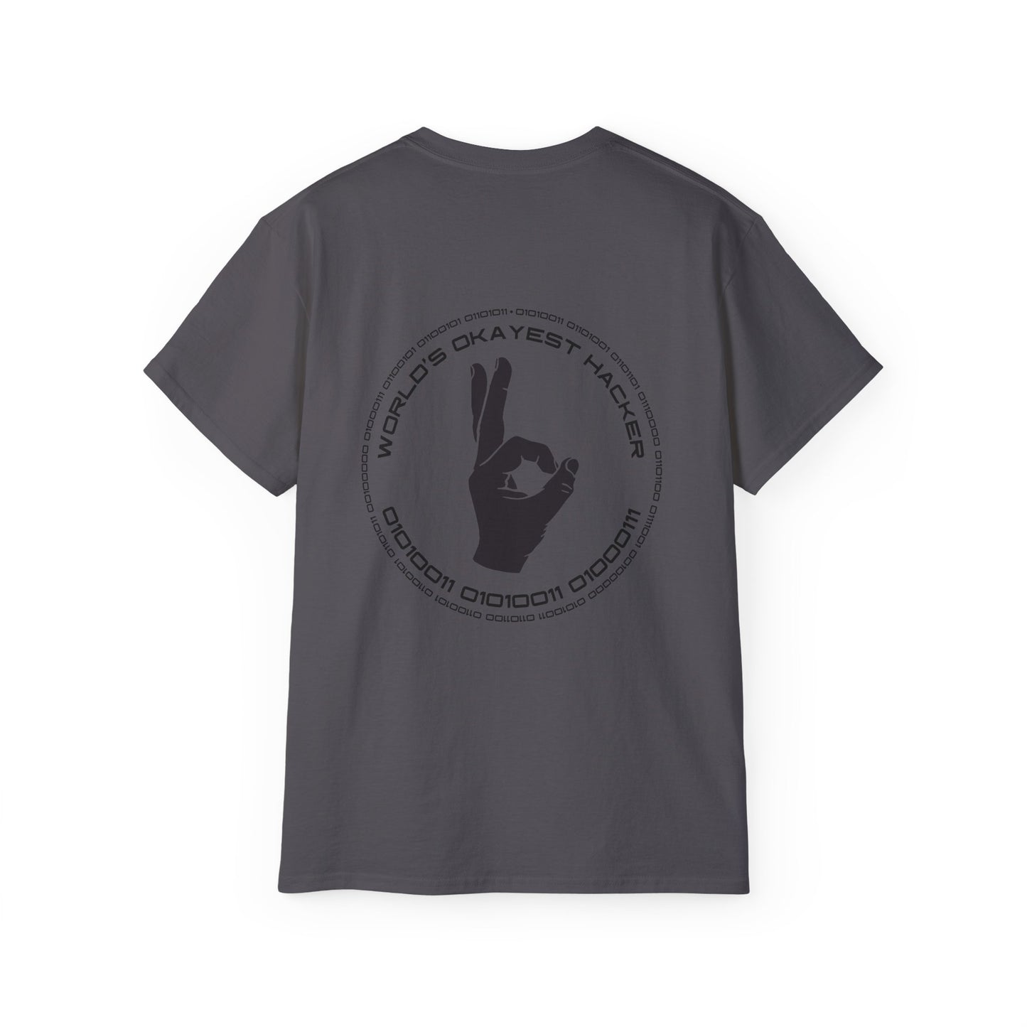 Worlds Okayest Hacker - Unisex Ultra Cotton Tee