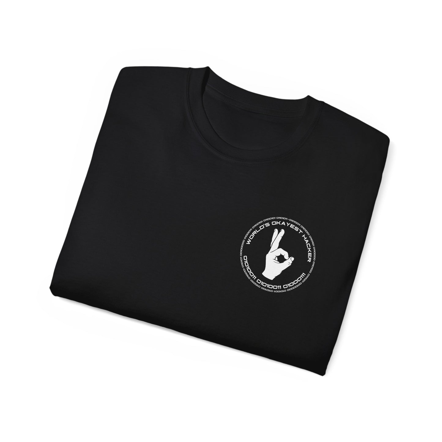 Worlds Okayest Hacker Incognito - Unisex Ultra Cotton Tee