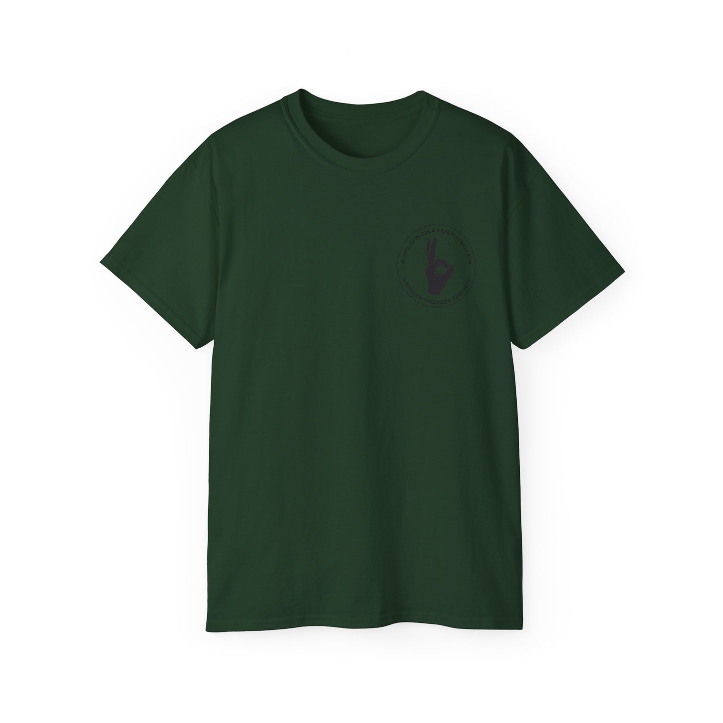 Worlds Okayest Hacker Incognito - Unisex Ultra Cotton Tee