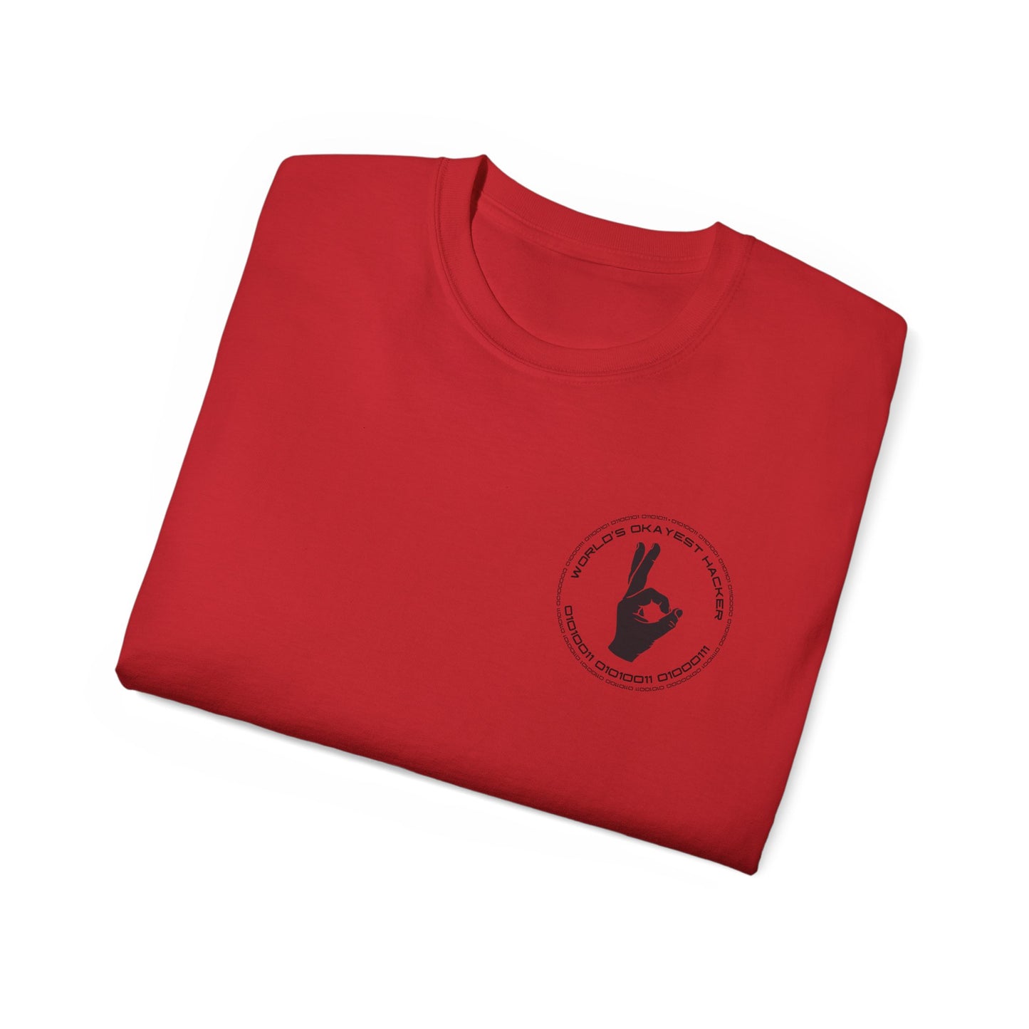 Worlds Okayest Hacker Incognito - Unisex Ultra Cotton Tee