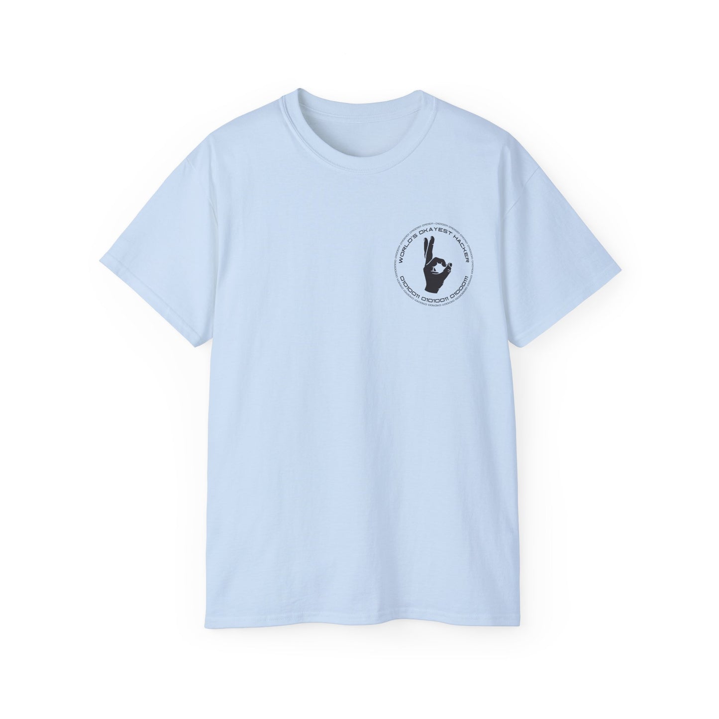 Worlds Okayest Hacker Incognito - Unisex Ultra Cotton Tee