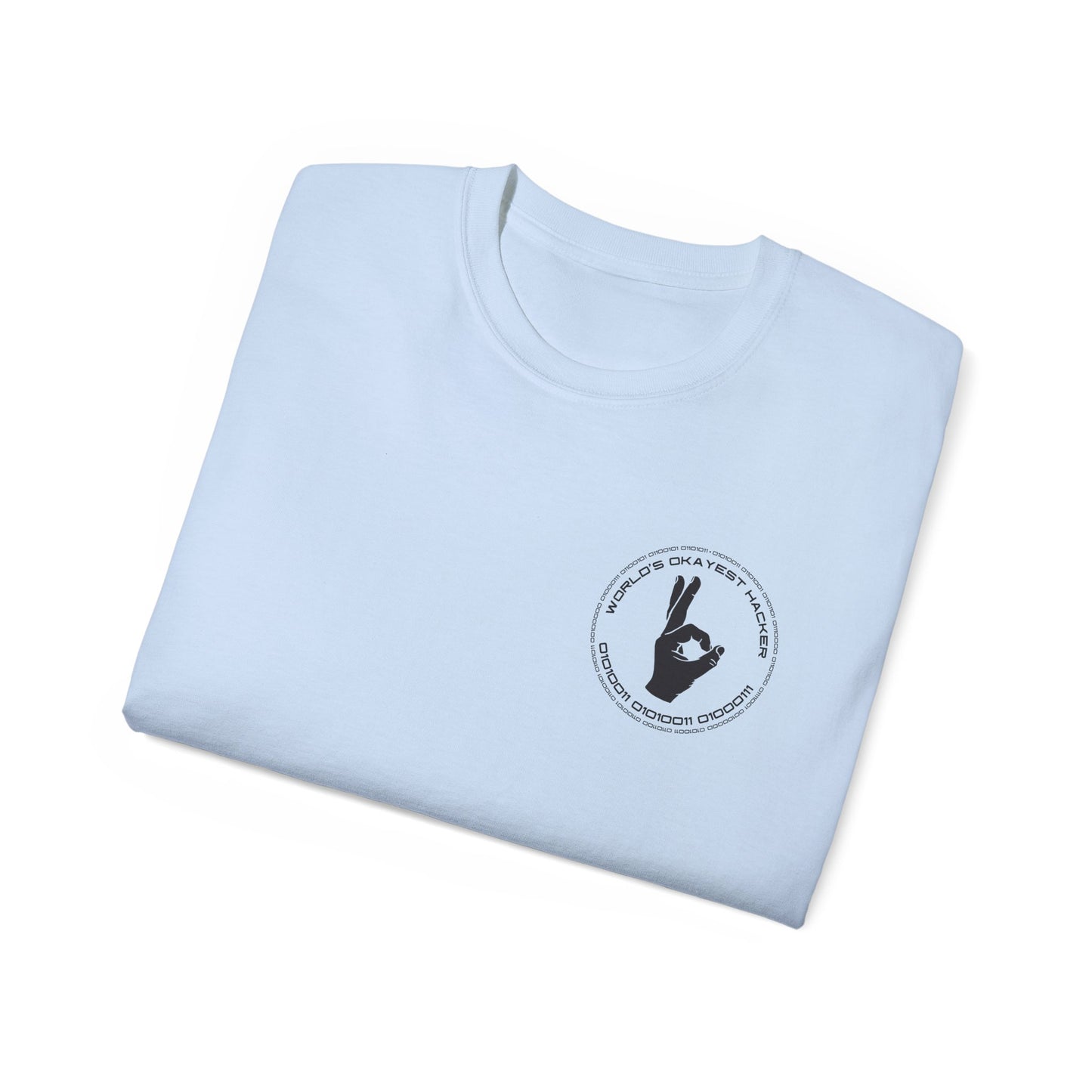 Worlds Okayest Hacker Incognito - Unisex Ultra Cotton Tee
