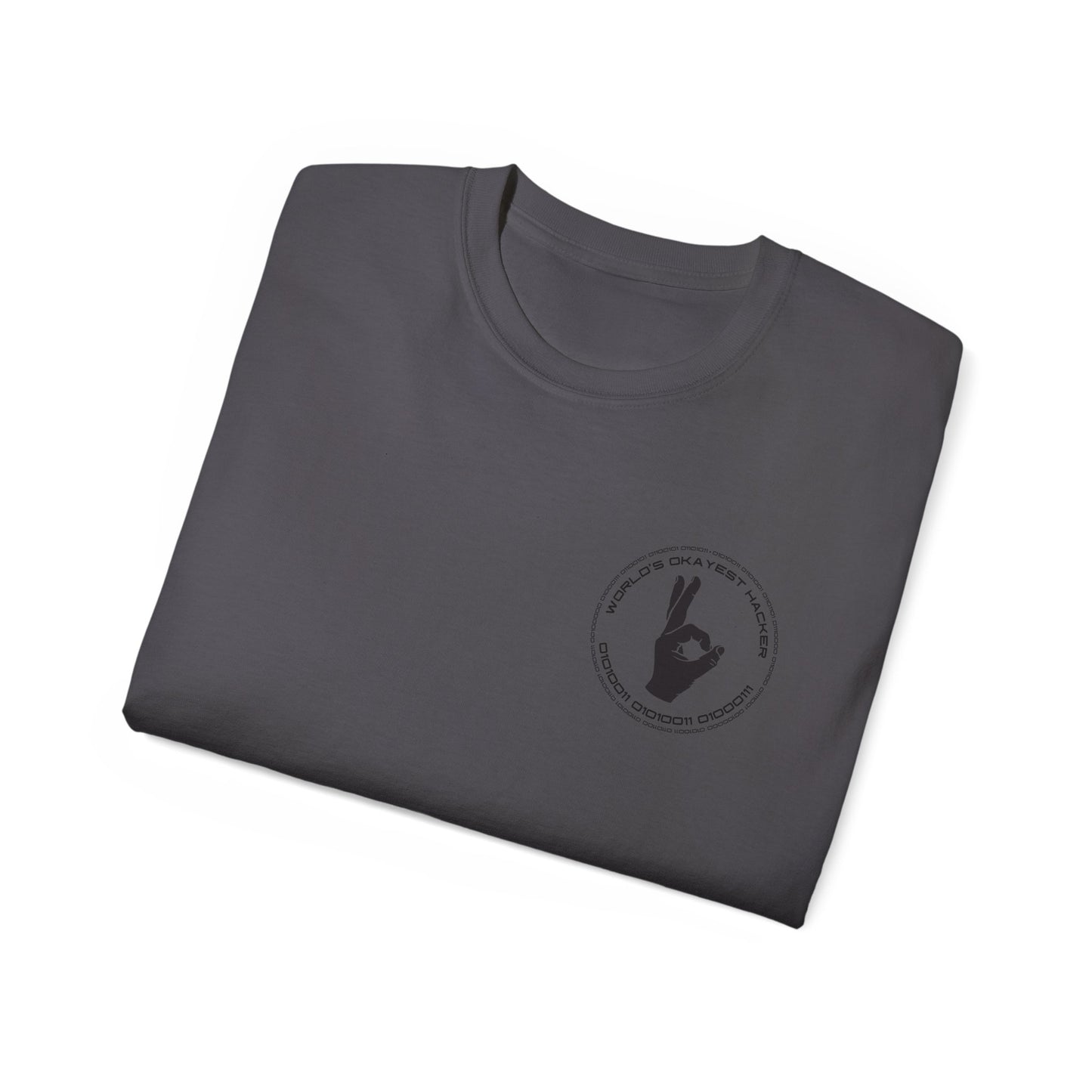 Worlds Okayest Hacker Incognito - Unisex Ultra Cotton Tee